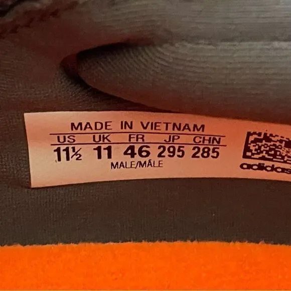 Adidas Shoes Mens 11.5 Gray Orange UltraBoost 21 Prime Knit Sneakers FY0372 - Picture 7 of 8